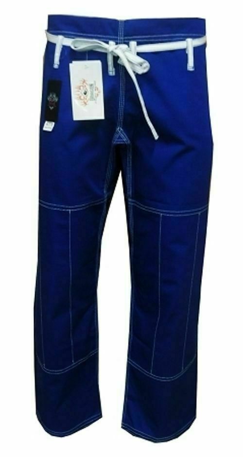 MORGAN DRAGON Fight Wear Competition BJJ Pants IBJJF approved - Blue