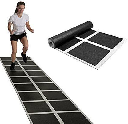 MORGAN 4.5m Double Step Rubber Roll Out Agility Ladder