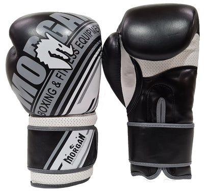 MORGAN Aventus Leather Boxing Gloves - Boxing & Muay Thai - BLACK