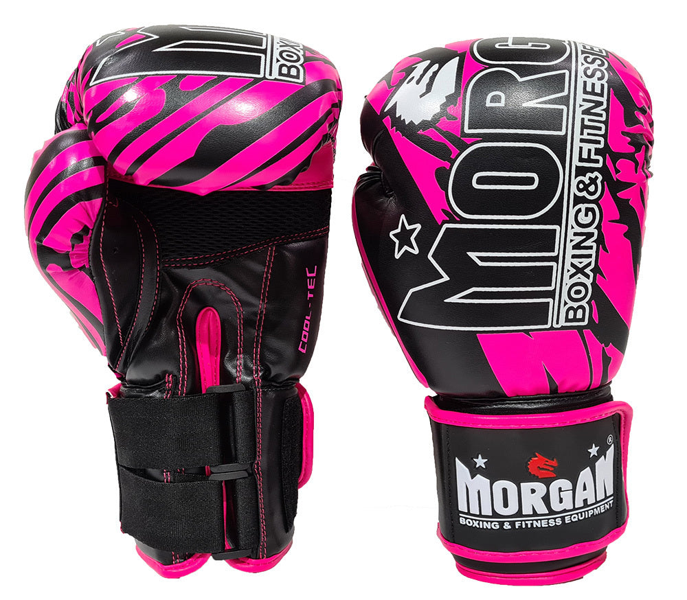 MORGAN BKK Ready Boxing & Muay Thai Gloves (8-12-16oz) - Boxing & Muay Thai - Fluro Pink