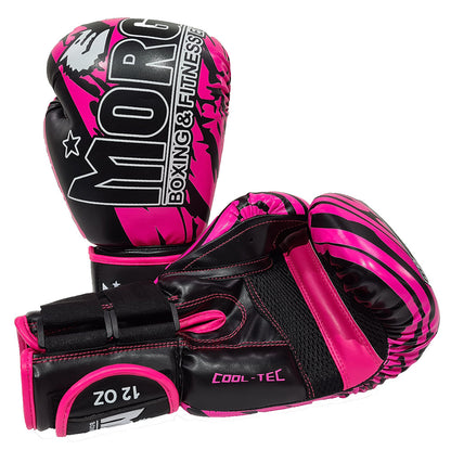 MORGAN BKK Ready Boxing & Muay Thai Gloves (8-12-16oz) - Boxing & Muay Thai - Fluro Pink