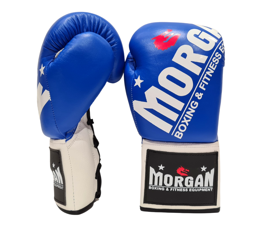 MORGAN V2 Fight Night Boxing Gloves (8/10oz) - Boxing & Muay Thai - BW - MS-BG-FN-10OZ-BW
