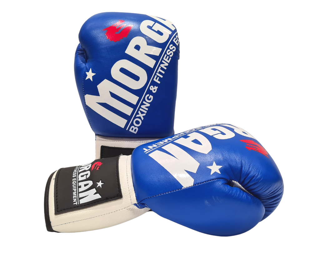 MORGAN V2 Fight Night Boxing Gloves (8/10oz) - Boxing & Muay Thai - BW - MS-BG-FN-8OZ-BW