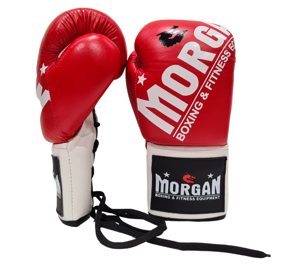 MORGAN V2 Fight Night Boxing Gloves (8/10oz) - Boxing & Muay Thai - BW - MS-BG-FN-8OZ-BW