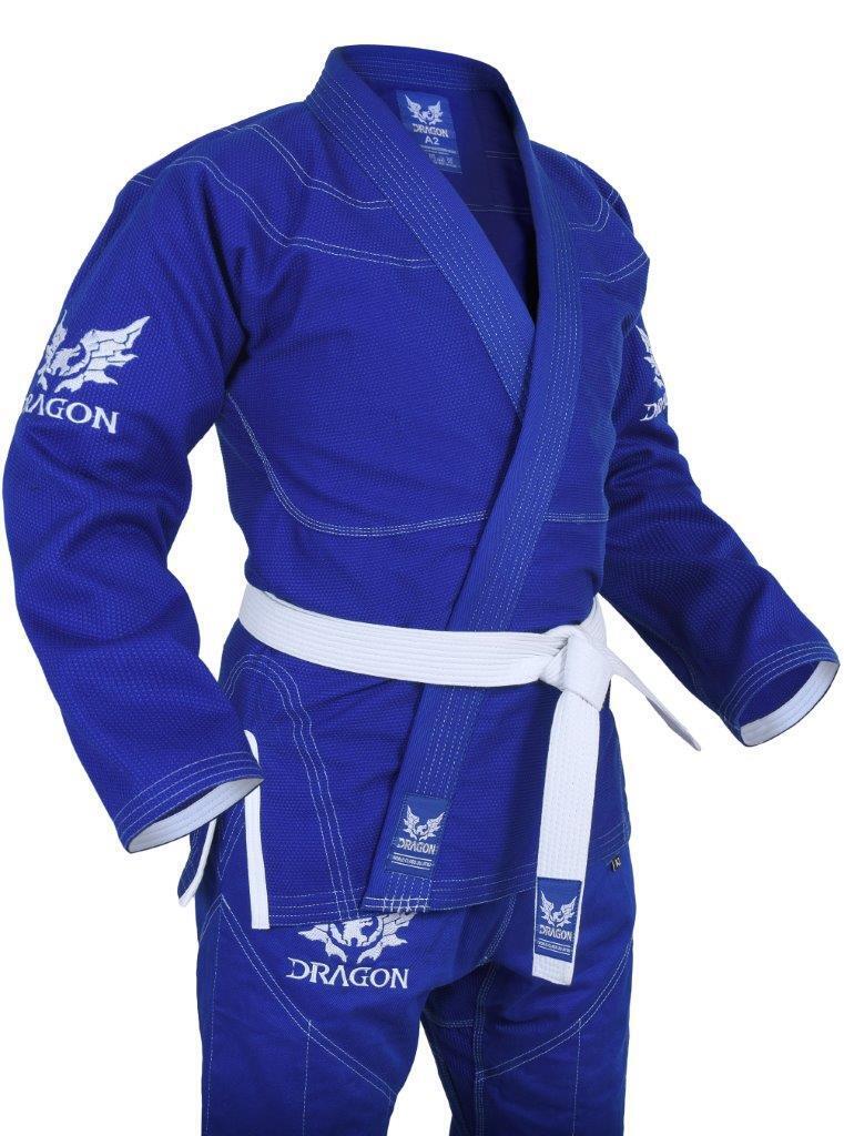 MORGAN DRAGON V2 450Gsm BJJ Gi - IBJJF Approved (Blue) - BJJ Gi