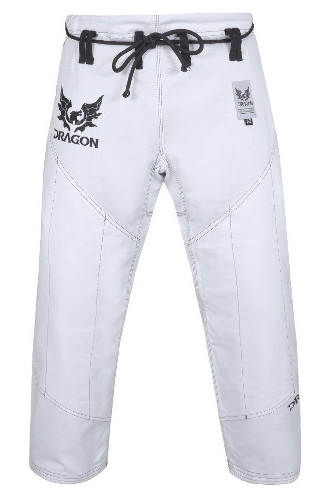 MORGAN DRAGON V2 450Gsm BJJ Gi - IBJJF Approved (White) - BJJ Gi