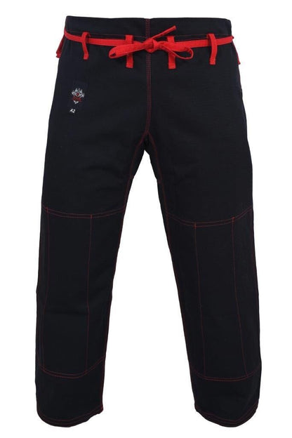 MORGAN DRAGON Fight Wear Competition BJJ Pants IBJJF approved - BLACK