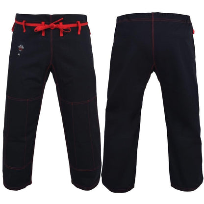 MORGAN DRAGON Fight Wear Competition BJJ Pants IBJJF approved - BLACK