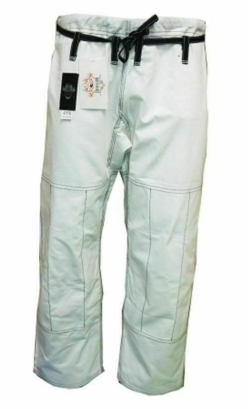 MORGAN DRAGON Fight Wear Competition BJJ Pants IBJJF approved - white