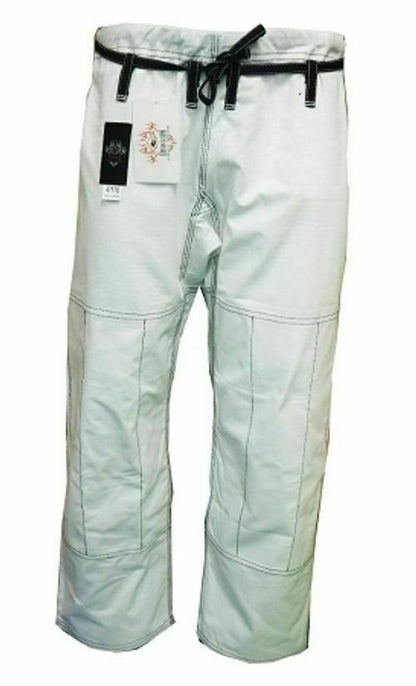 MORGAN DRAGON Fight Wear Competition BJJ Pants IBJJF approved - white