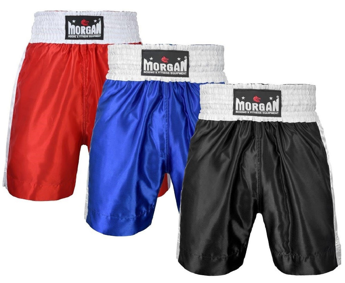 MORGAN MUAY THAI MMA UFC Boxing Training Shorts - Boxing & MMA Shorts - RED