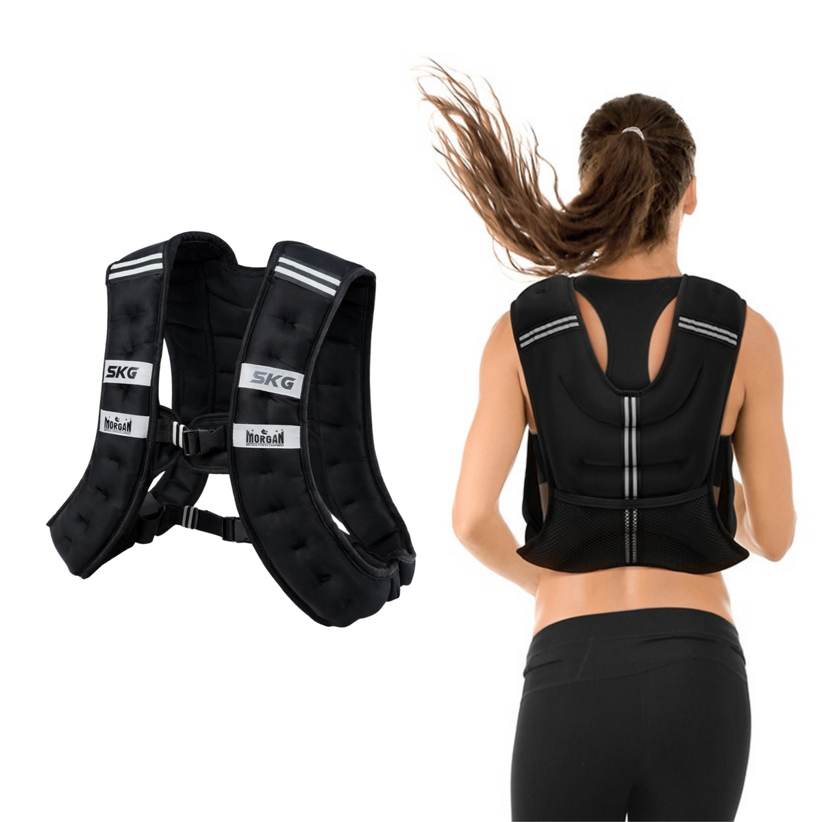 MORGAN Weighted Training Vest 5Kg For Bodyweight Exercises
