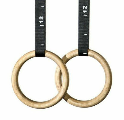 MORGAN Competition Grade Gymnastic/gym Wooden Rings