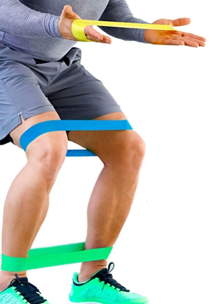 MORGAN Micro Glute Bands for Glute and Hamstring Work Outs [0.8Mm - Blue]