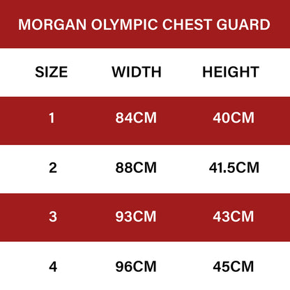 MORGAN MUAY THAI MMA Boxing Training Olympic Reversible Chest Guard