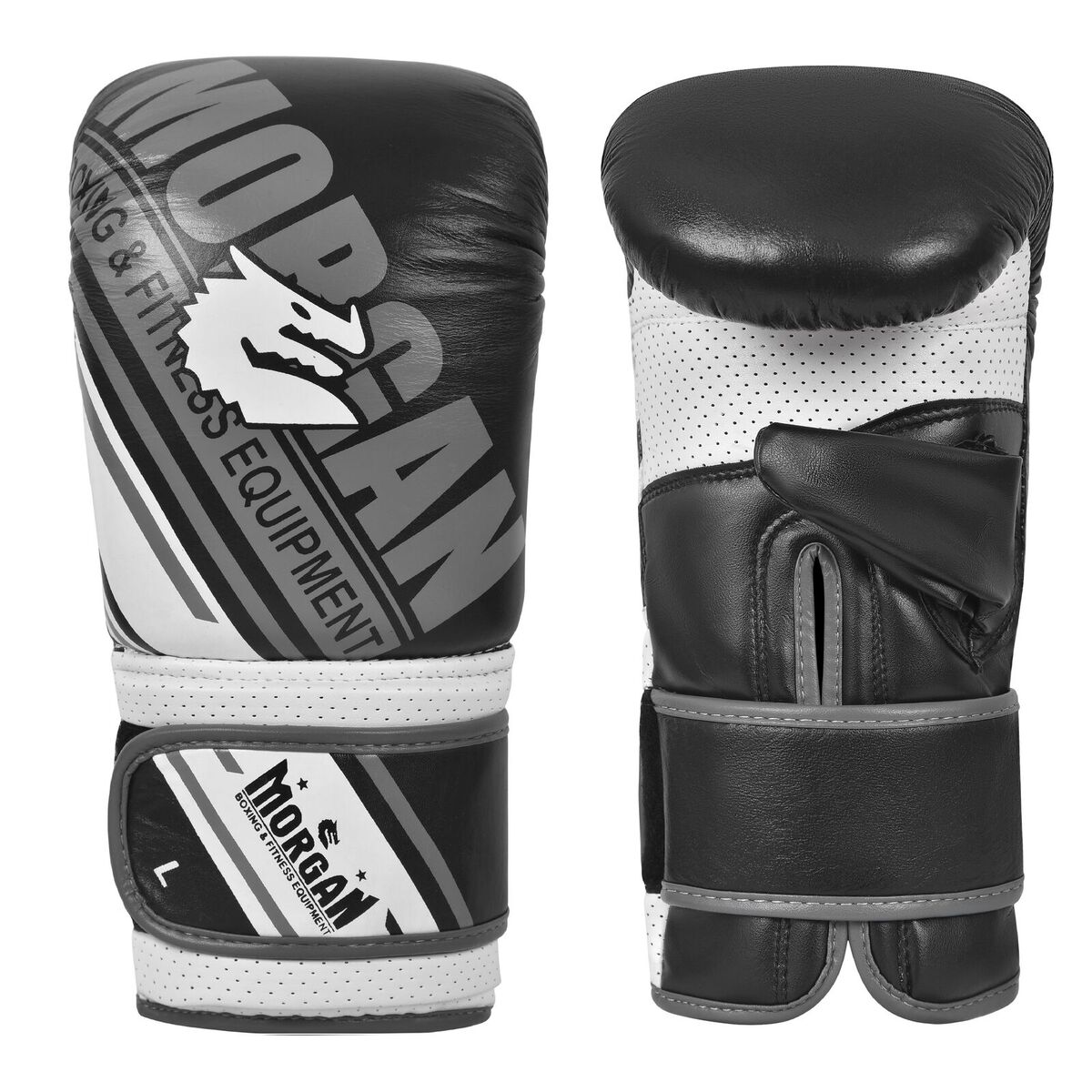 MORGAN Aventus Leather Curved Bag Mitts - Boxing & Muay Thai - BWH
