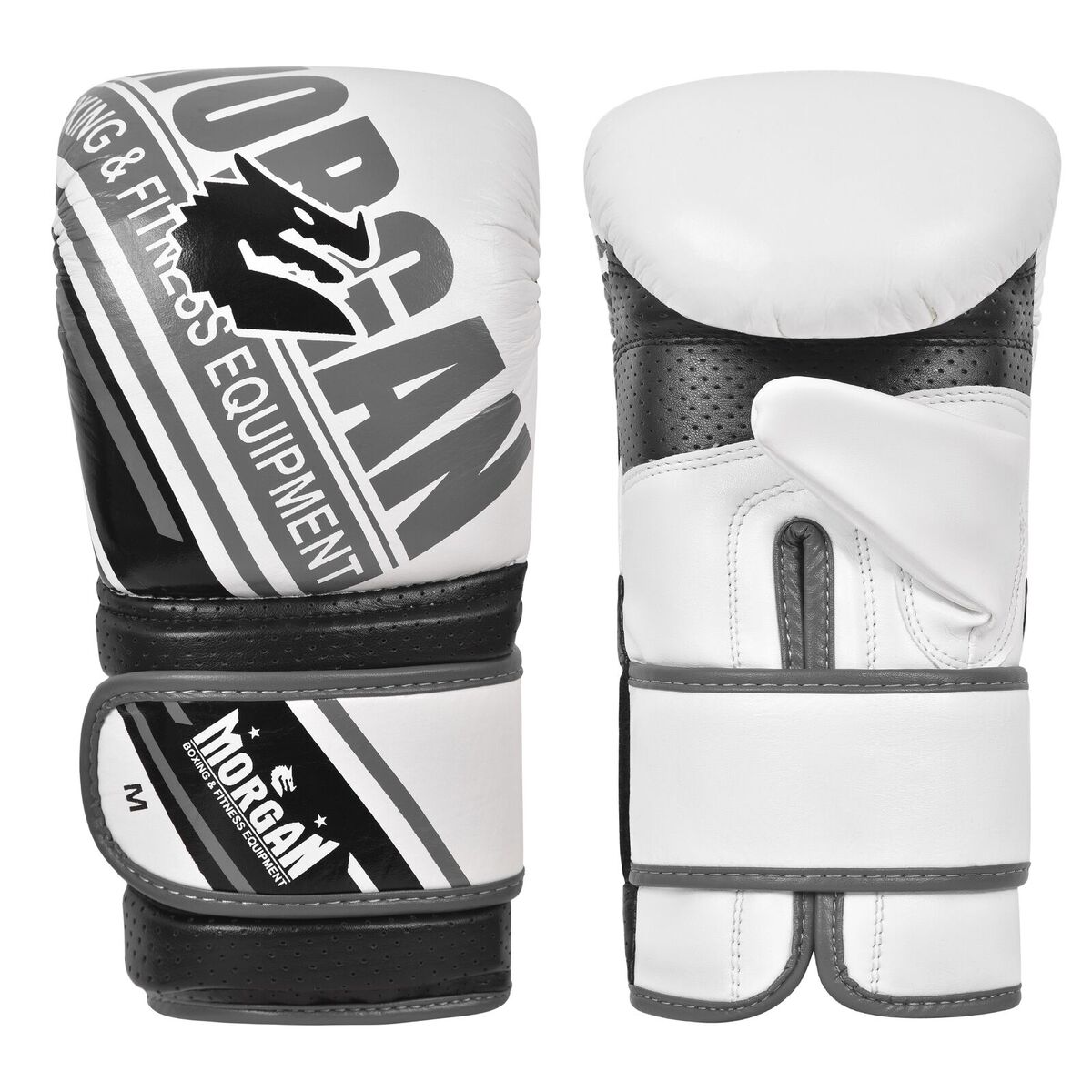 MORGAN Aventus Leather Curved Bag Mitts - Boxing & Muay Thai - WHB