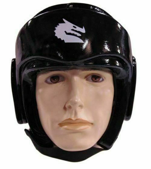 MORGAN Martial Arts Dipped Foam Protector - Head Guard - Boxing Head Guard - BLACK