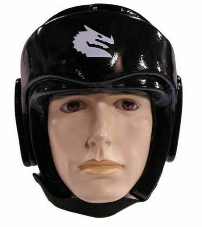 MORGAN Martial Arts Dipped Foam Protector - Head Guard - Boxing Head Guard - BLACK