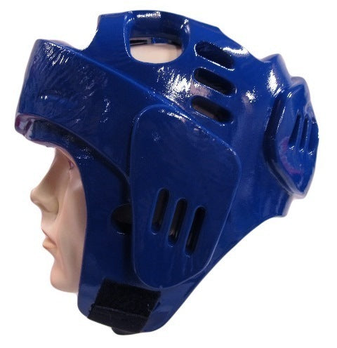 MORGAN Martial Arts Dipped Foam Protector - Head Guard - Boxing Head Guard - Blue