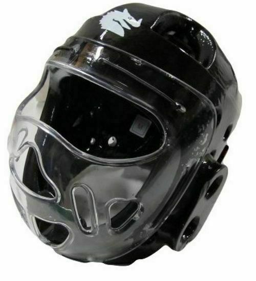 MORGAN Martial Arts Dipped Foam Head Guard + Prospec Grill - Boxing Head Guard