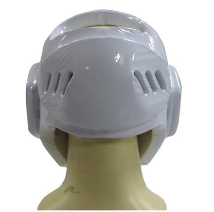 MORGAN Martial Arts Dipped Foam Protector - Head Guard - Boxing Head Guard - white