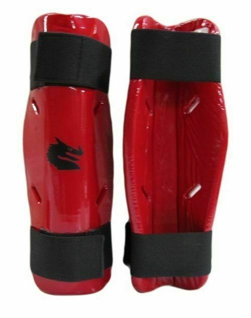MORGAN Martial Arts Dipped Foam Protector - Shin Guards - Shin Guards - RED