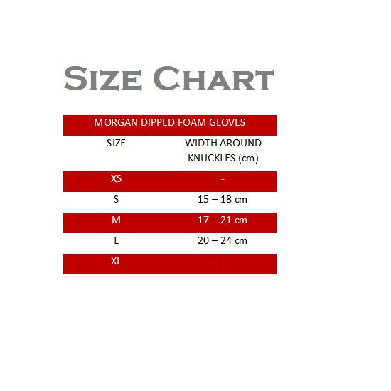 MORGAN Martial Arts Dipped Foam Protector - Hand Guards - Forearm Protection - RED