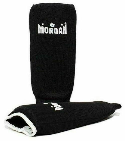 MORGAN Martial Arts MMA Forearm Guards Arm Protector Pads - Forearm Protection - BLACK