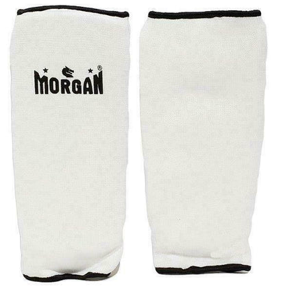 MORGAN Martial Arts MMA Forearm Guards Arm Protector Pads - Forearm Protection - white