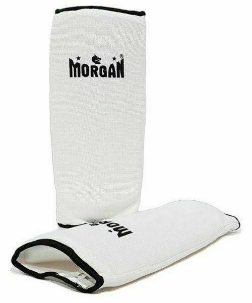 MORGAN Martial Arts MMA Forearm Guards Arm Protector Pads - Forearm Protection - white