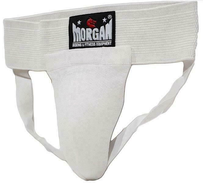 MORGAN Classic Elastic Groin Guard With Cup - Groin Protection - white