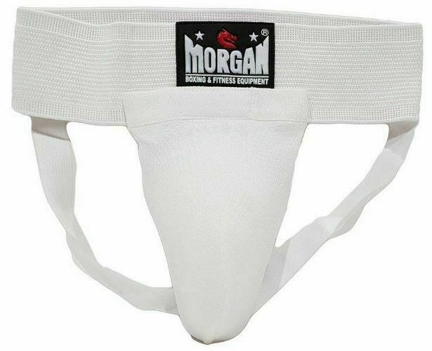 MORGAN Classic Elastic Groin Guard With Cup - Groin Protection - white
