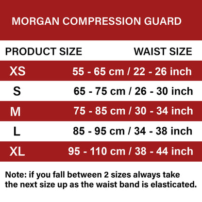 MORGAN DRAGON Compression Shorts Pants With Tri-Flex Groin Cup