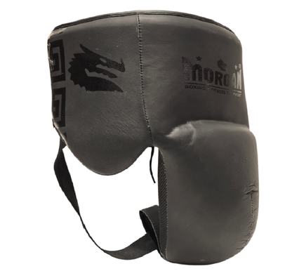 MORGAN B2 Bomber Leather Groin Guard - Large | Boxing MMA Protection
