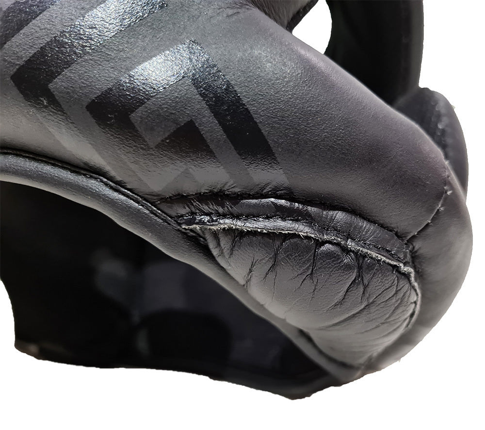 MORGAN B2 Bomber Leather Head Guard - Boxing Head Guard