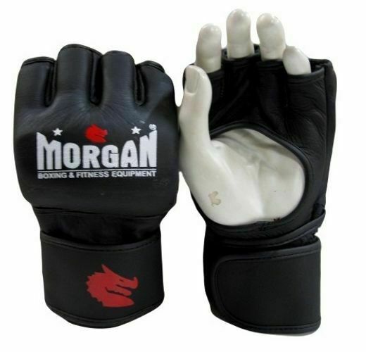 MORGAN V2 Elite Leather PRO MMA UFC Fight Gloves - MMA Training Gear
