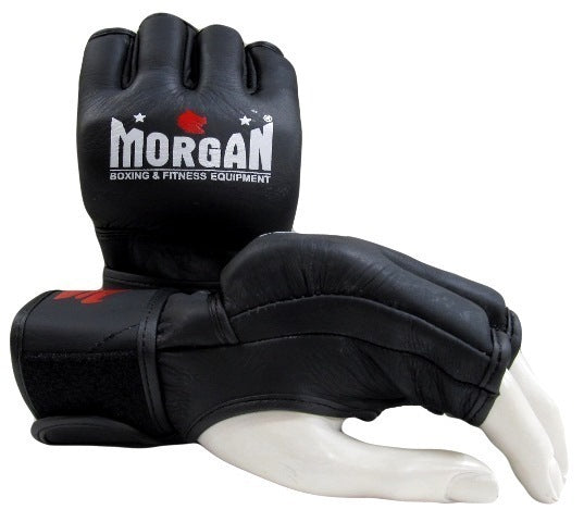 MORGAN V2 Elite Leather PRO MMA UFC Fight Gloves - MMA Training Gear