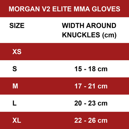 MORGAN Pre Curved Mma Gloves - MMA Training Gear