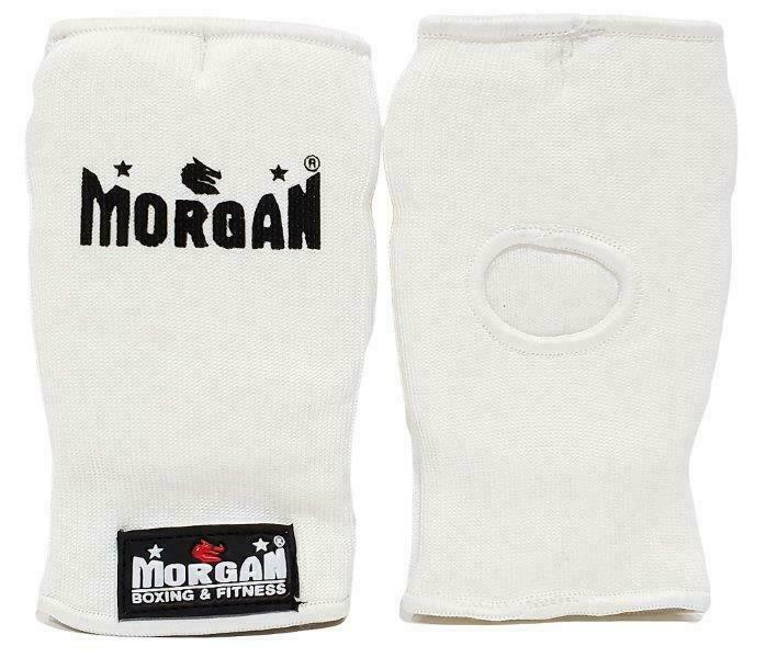 MORGAN Karate Hand Protectors - Forearm Protection - white