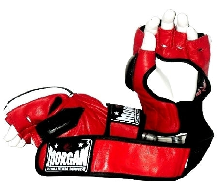 MORGAN Professional Gel MMA Hybrid Leather Bag Gloves