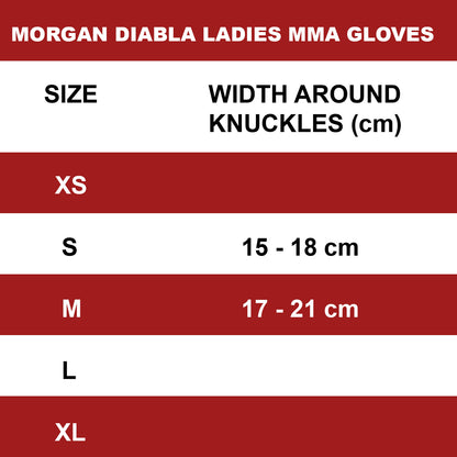 MORGAN Diabla MMA Grappling Gloves - MMA Training Gear