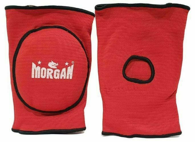 MORGAN Turtle Kickboxing Elbow Knee Guard (Pair) - Boxing & Muay Thai - RED