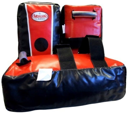 MORGAN V2 Classic Rag Filled Thai Target Focus Pads (Pair) - Boxing Focus Pads
