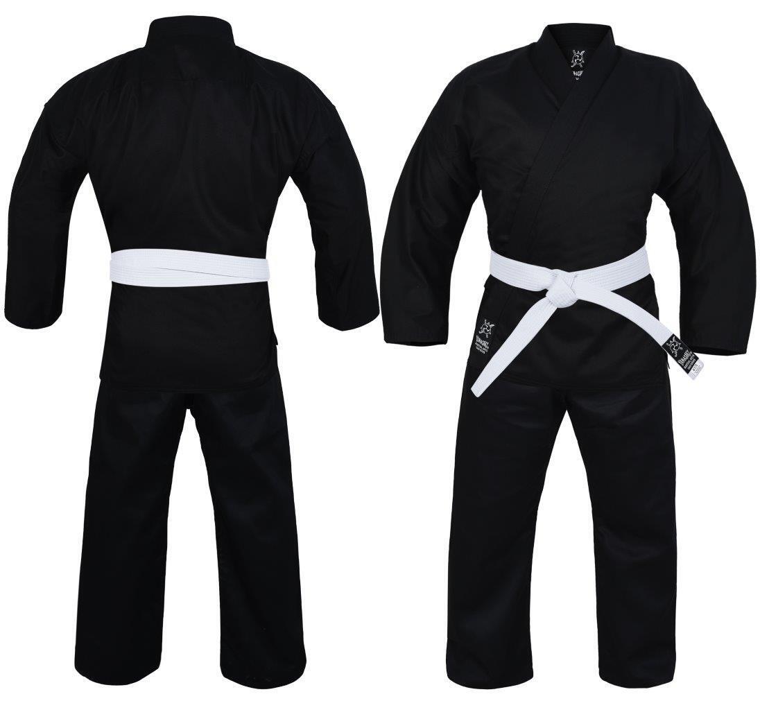 MORGAN YAMASAKI Pro Black Karate Uniform (10Oz) - Karate Uniform