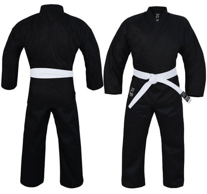 MORGAN YAMASAKI Pro Black Karate Uniform (10Oz) - Karate Uniform