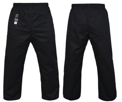 MORGAN YAMASAKI Pro Black Gi Pants Martial Art/Karate Pants (10Oz)