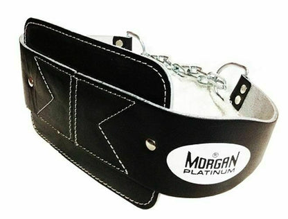 MORGAN 'Platinum' Leather Dipping Weight Belt