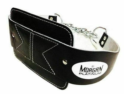 MORGAN 'Platinum' Leather Dipping Weight Belt