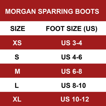 MORGAN Semi Contact Sparring Boots - Shin & Foot Guards